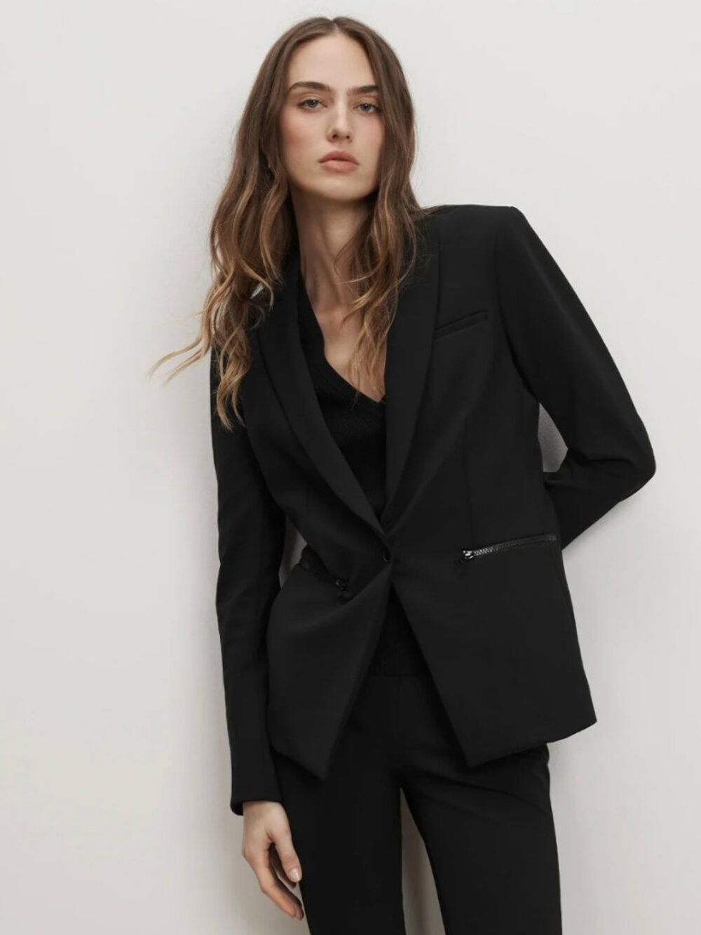 Veronica Beard 2 Scuba Dickey Jacket $645 Iconic Bi Stretch Blazer Black NWT!